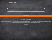 Tablet Screenshot of ladylez.com